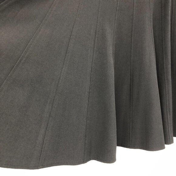 hanna & gracie Black Flared Knee Length Midi Skirt size 10 - Picture 6 of 13